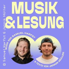 Musik & Lesung: Samuel Harfst & Jannik M. 30.10.2026 FEG Dortmund