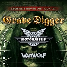 Grave Digger - Legends Never Die Tour '27 + Motorjesus, Warwolf 29.01.2027 Capitol Mannheim