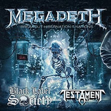Megadeth - Breakout: Hibernation Of The Nations EU Tour 2027 25.03.2027 Mitsubishi Electric HALLE