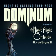 Dominum – Night Is Calling Tour – The Night Flight Orchestra – Edge Of Paradise 20.12.2026 HIRSCH