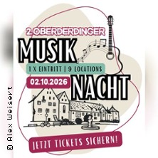 2. Oberderdinger Musiknacht 02.10.2026 Innenstadt Oberderdingen - 2. Oberderdinger Musiknacht