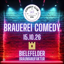Brauerei Comedy - Mixed Show 15.10.2026 Bielefelder Braumanufaktur