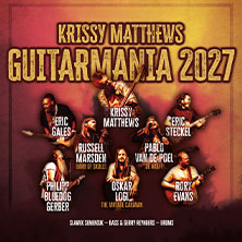 Krissy Matthews Guitarmania 2027 28.04.2027 Sputnikhalle