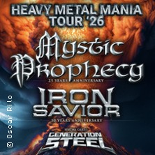 Mystic Prophecy & Iron Savior - Heavy Metal Mania Tour 2026 13.12.2026 7er Club Mannheim