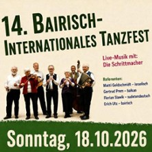 14. Bairisch-Internationaler Volkstanz 18.10.2026 Sudetendeutsches Haus