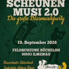 Scheunenmusi 2.0 19.09.2026 Feldscheune Bücheloh