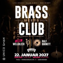 Brass meets Club 22.01.2027 Aladin Music Hall