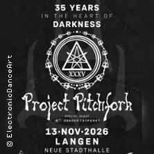 Project Pitchfork - 35 Jahre Jubiläumstour 24.10.2026 Kulturbahnhof Chemnitz