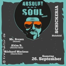 Absolut Soul ... tanzt #12 26.09.2026 Schickeria Bielefeld