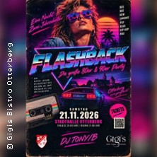 FLASHBACK - Die große 80er & 90er Party 21.11.2026 Stadthalle Otterberg