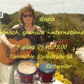 Kubanisch + Mehr mit Giséla Leyk 09.10.2026 Tonmühle
