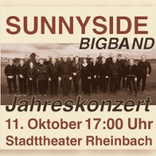 Jahreskonzert der Sunnyside Bigband 11.10.2026 Stadttheater Rheinbach