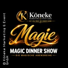 Magic Dinner Show mit 3-Gang-Menü - Die besondere Dinner Show 22.01.2027 Hotel Amical, Wuppertal