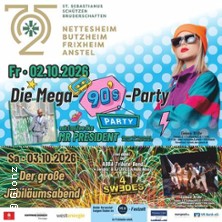Der große Jubiläumsabend 03.10.2026 MH Finanz-Festzelt Frixheim