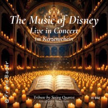 The Music of Disney Live in Concert Tribute by String Quartet im Kerzenschein 17.12.2026 Edwin Scharff Haus