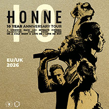 HONNE - 10 year anniversary tour I Support: BEKA 14.10.2026 Stadthalle Köln-Mülheim