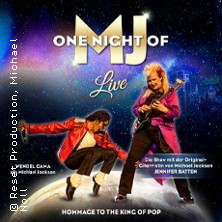 One Night of MJ - The Tribute to The King of Pop! 07.03.2027 Friedrichsforum - Großer Saal